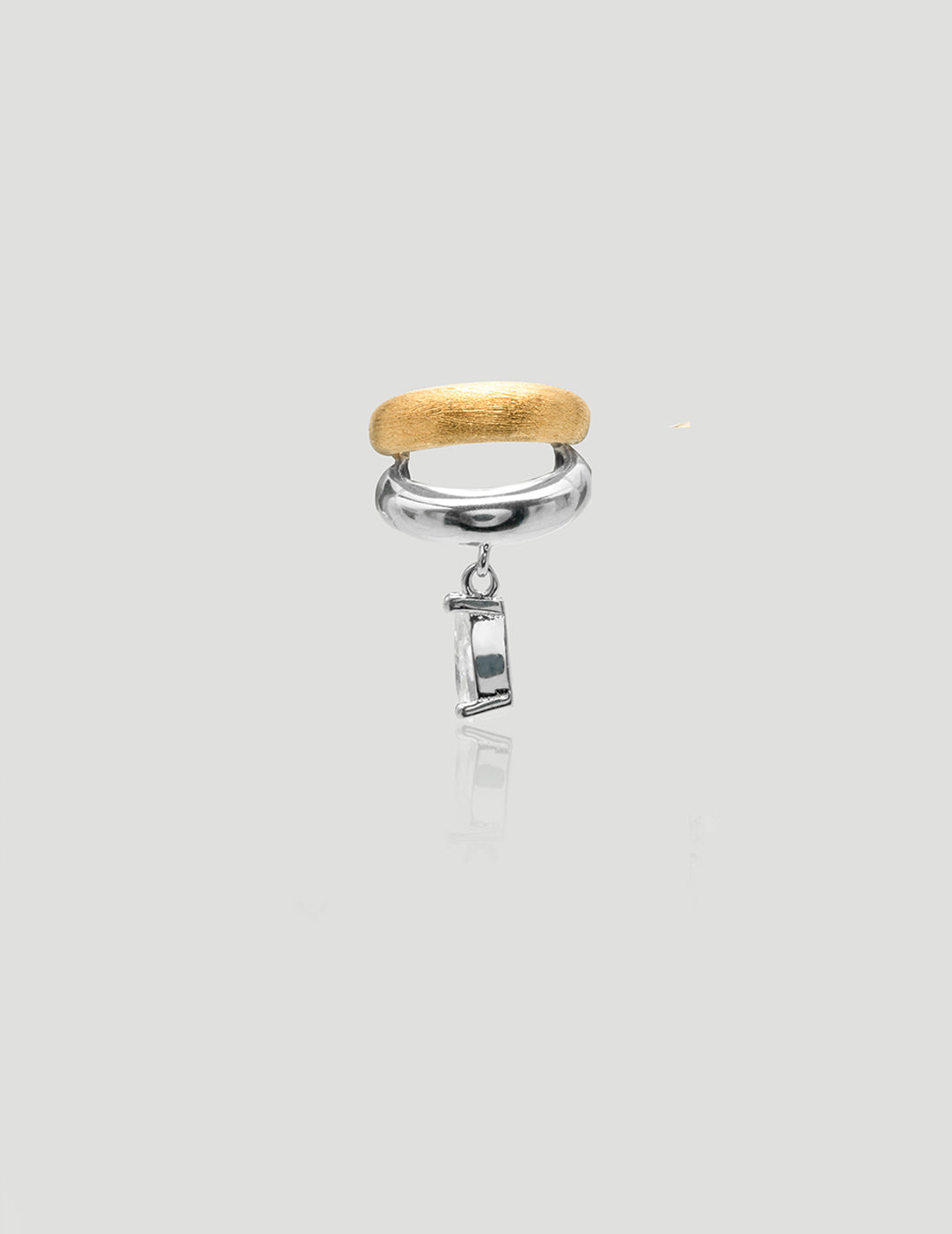 Dual Orbit Drop Ear Cuff
