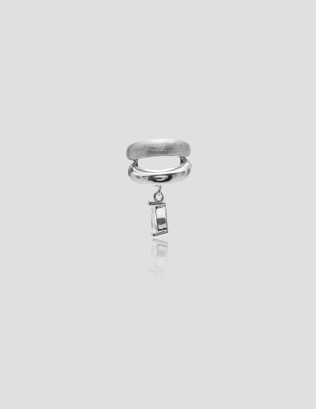 Dual Orbit Drop Ear Cuff
