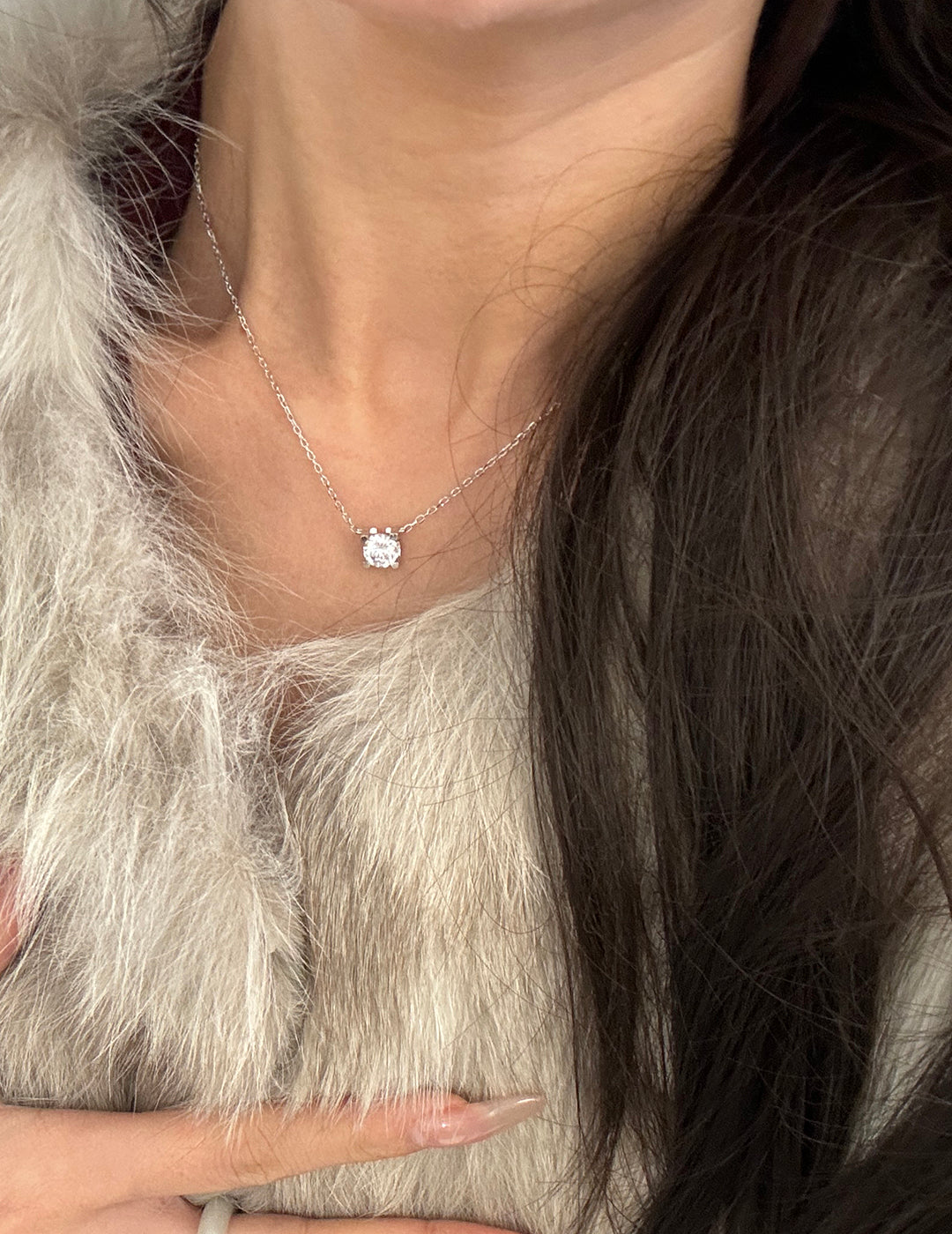 Sterling Silver Lumine Spark Necklace