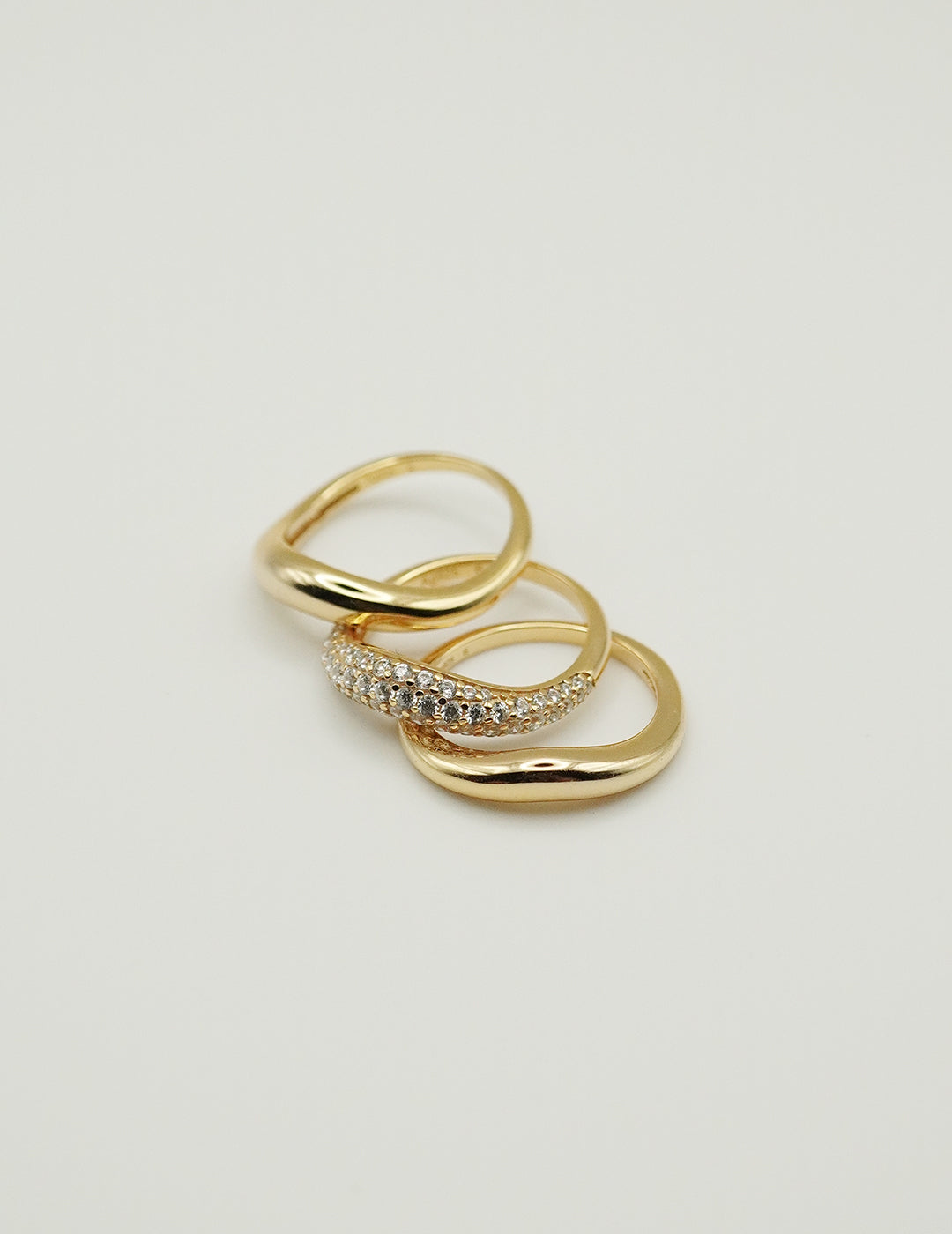 Layered Cake Sterling Silver Ring