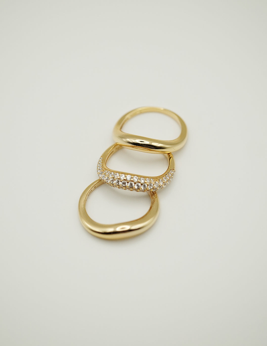 Layered Cake Sterling Silver Ring