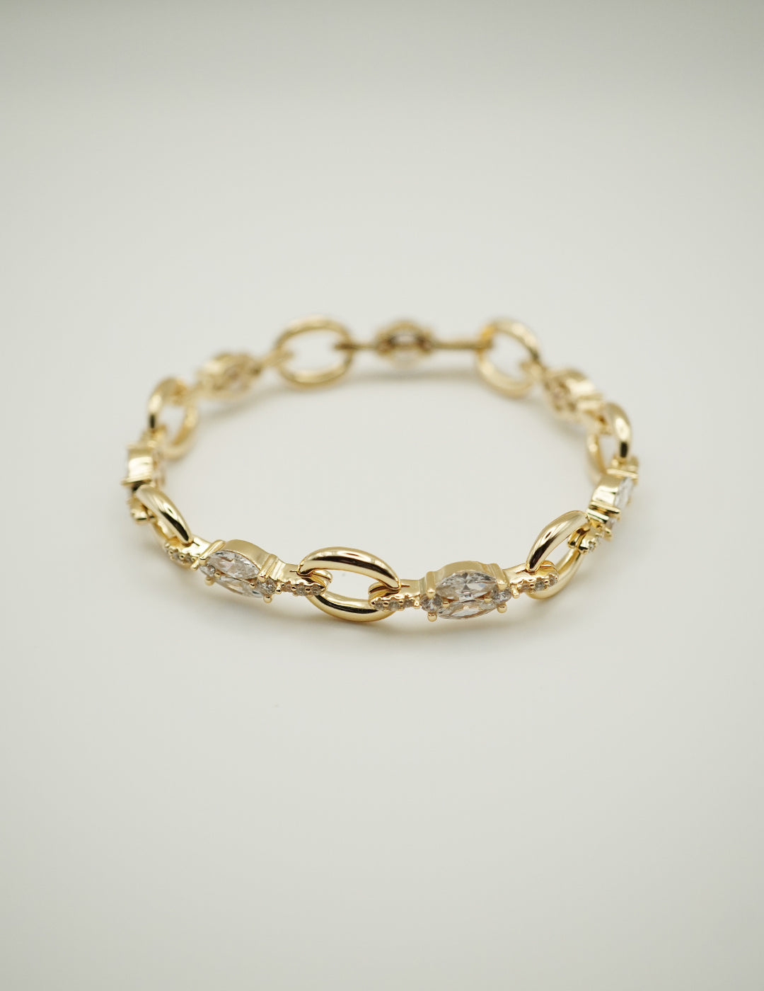 Aurora Link CZ Bracelet
