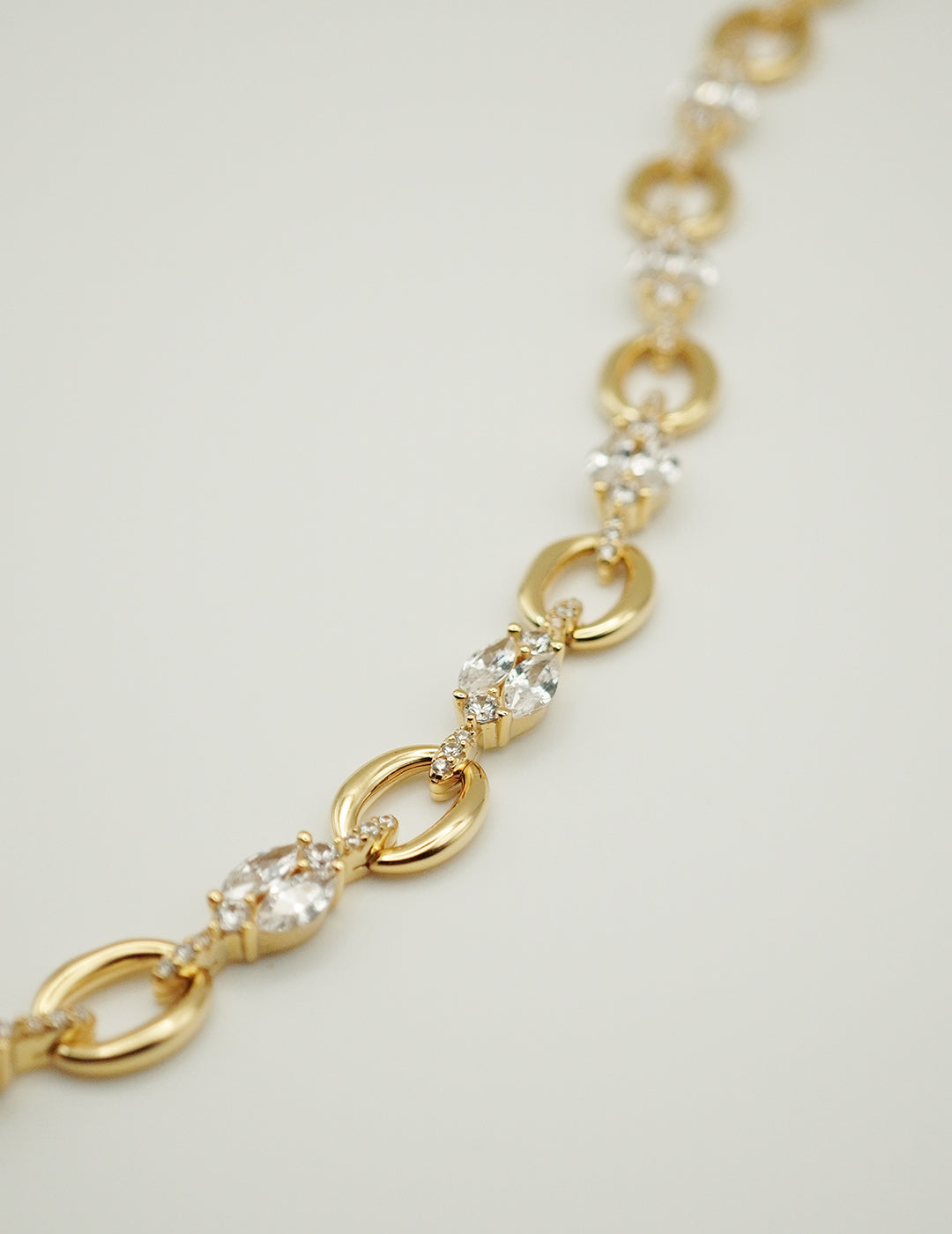 Aurora Link CZ Bracelet