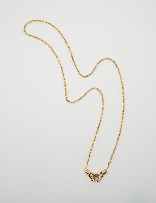 18k Gold Plated Sterling Silver Rope Chain