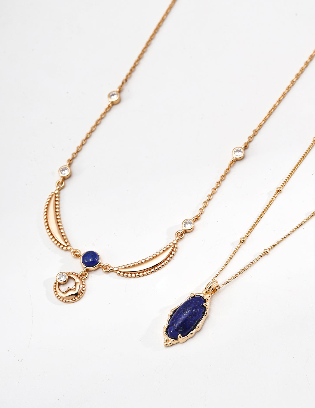 Dainty Lapis Lazuli Sterling Silver Necklace
