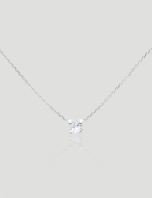 Sterling Silver Lumine Spark Necklace