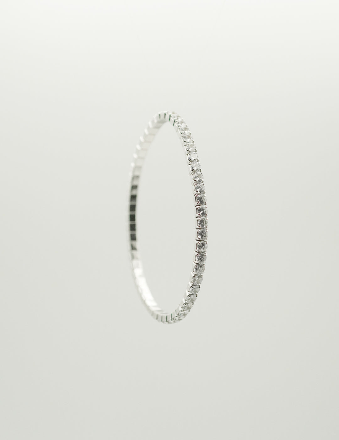 GlowFlex Tennis Bracelete,silver