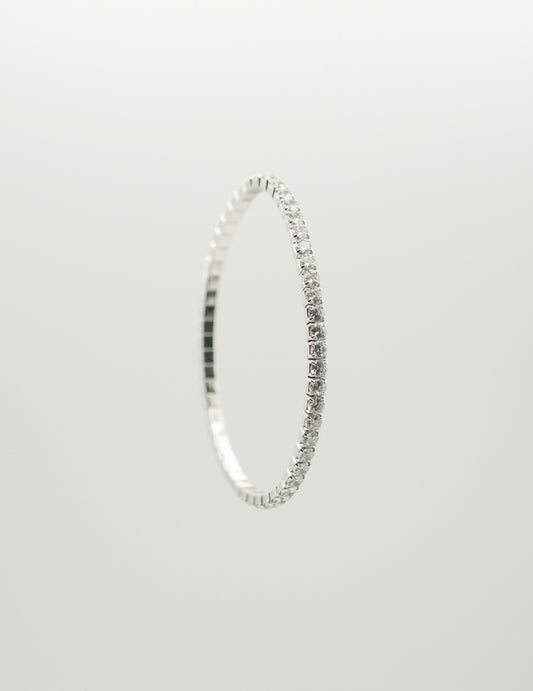 GlowFlex Tennis Bracelete,silver