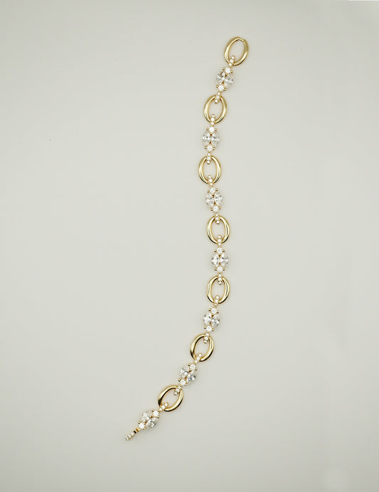 Aurora Link CZ Bracelet