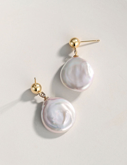 Chic Baroque Pearl Drop Earrings