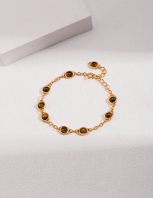 Golden Gaze Tiger Eye Bracelet